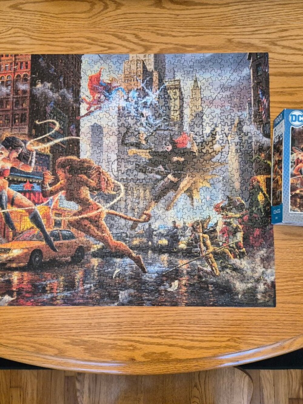 1000 Piece Jigsaw Puzzle "Justice League" by Kinkade